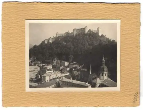 16 Fotografien unbekannter Fotograf, Ansicht Salzburg, Stadtansichten und Umgebung, GlaneggHohenstaufen u.a.