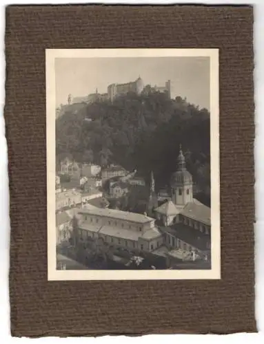 16 Fotografien unbekannter Fotograf, Ansicht Salzburg, Stadtansichten und Umgebung, GlaneggHohenstaufen u.a.