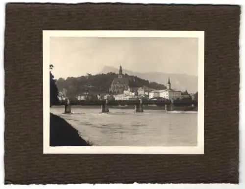 16 Fotografien unbekannter Fotograf, Ansicht Salzburg, Stadtansichten mit Umgebung, Radeck, Mattsee, Nackstein u.a.