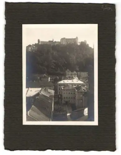 14 Fotografien unbekannter Fotograf, Ansicht Salzburg, Panorama-Ortsansichten, Fischbach u.a.