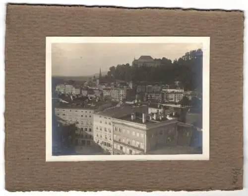 14 Fotografien unbekannter Fotograf, Ansicht Salzburg, Panorama-Ortsansichten, Fischbach u.a.