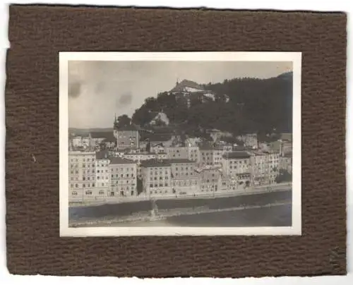 14 Fotografien unbekannter Fotograf, Ansicht Salzburg, Panorama-Ortsansichten, Fischbach u.a.