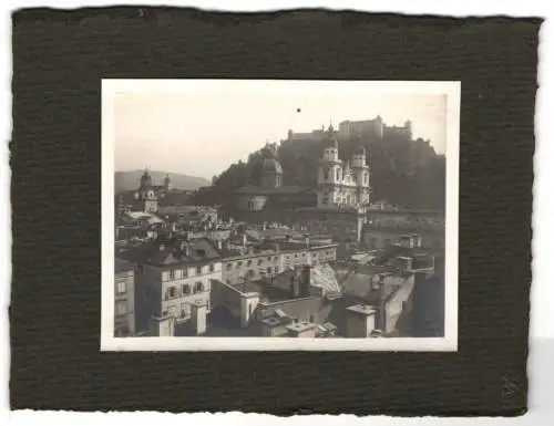 14 Fotografien unbekannter Fotograf, Ansicht Salzburg, Panorama-Ortsansichten, Fischbach u.a.