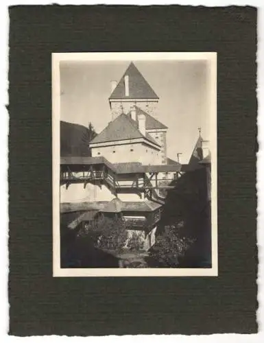 16 Fotografien unbekannter Fotograf, Ansicht Mauterndorf / Salzburg, Ortsansichten mit Schloss, Kapelle, Rathaus u.a.