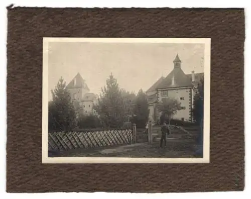 16 Fotografien unbekannter Fotograf, Ansicht Mauterndorf / Salzburg, Ortsansichten mit Schloss, Kapelle, Rathaus u.a.