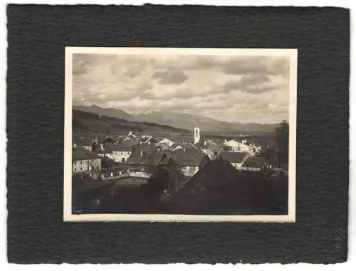 16 Fotografien unbekannter Fotograf, Ansicht Mauterndorf / Salzburg, Ortsansichten mit Schloss, Kapelle, Rathaus u.a.