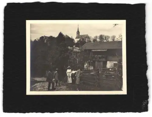 16 Fotografien unbekannter Fotograf, Ansicht Landsberg / Lech, Marquartstein, Ortsansichten mit Strassenzügen