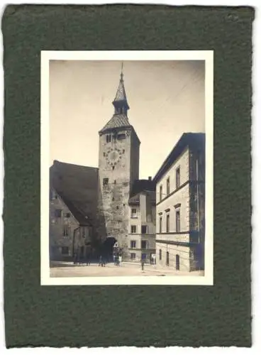 16 Fotografien unbekannter Fotograf, Ansicht Landsberg / Lech, Marquartstein, Ortsansichten mit Strassenzügen