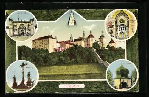 AK Svata Hora, Kalvarie, Studanka, Hlavnf oltar