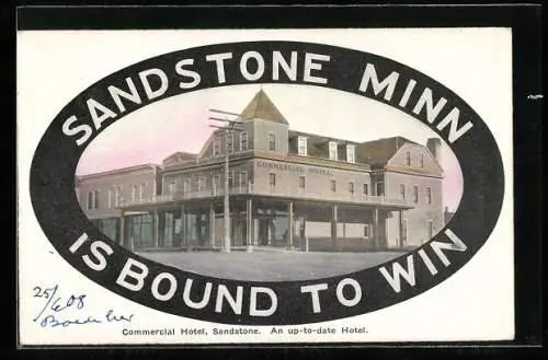 AK Sandstone, MN, Commercial Hotel