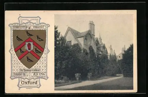 Präge-AK Oxford, Worcester College