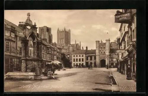 AK Wells, Market Place, Temperance Hotel