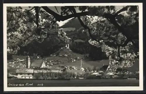 AK Schwaz /Tirol, Ortsansicht im Frühling