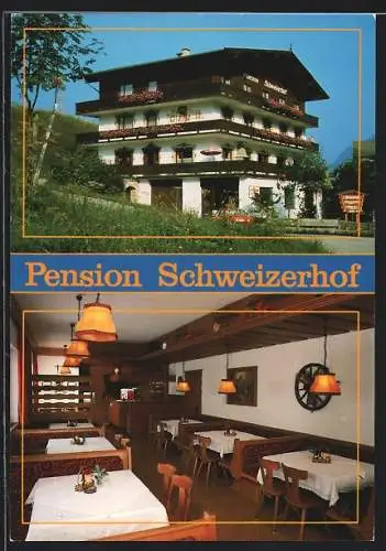 AK Wildschönau /Tirol, Pension Schweizerhof, Innenansicht