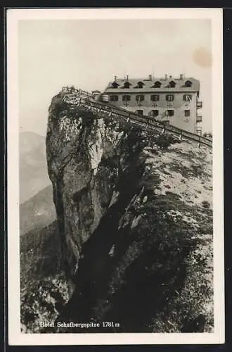 AK Berghütte Hotel Schafbergspitze, Gesamansicht