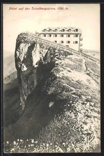 AK Schafberg, Hotel auf der Schafbergspitze