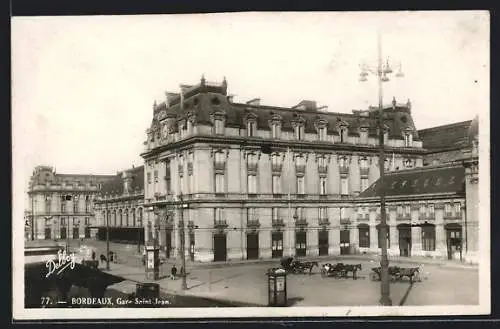 AK Bordeaux, Gare Saint-Jean, Bahnhof