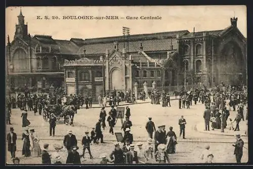 AK Boulogne-sur-Mer, Gare Centrale