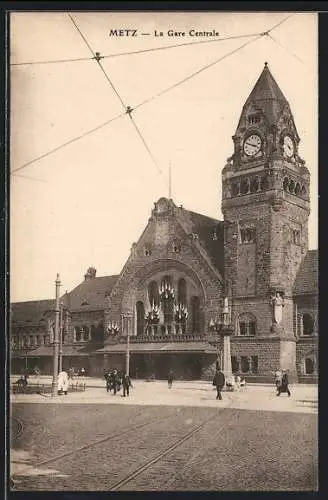 AK Metz, La Gare Centrale