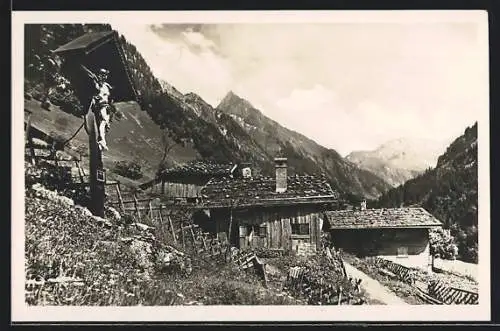 AK Oberstdorf i. A., Gerstruben mit Höfats