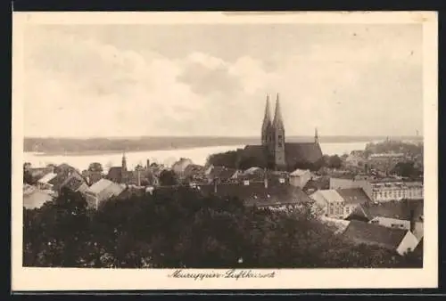 AK Neuruppin, Teilansicht mit Wasserblick