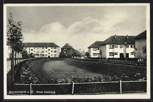 AK Beeckerwerth a. Rh., Neue Siedlung