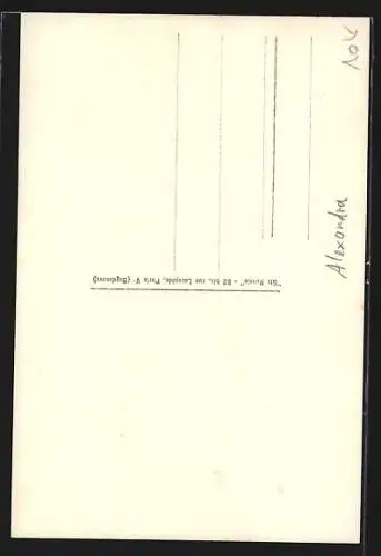 AK Tsar Alexander I. von Russland in Uniform zu Pferde