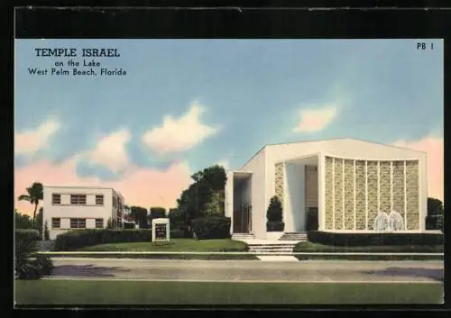 AK West Palm Beach, FL, Temple Israel on the Lake, Synagoge