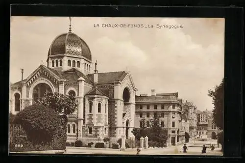 AK La Chaux-de-Fonds, La Synagogue