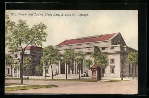 AK Chicago, IL, Sinai Temple and Center, Grand Blvd. & 46th Street