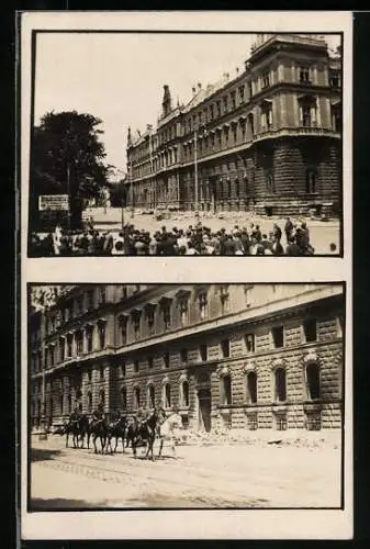 AK Wien, Schreckenstage 1927, Justizpalast