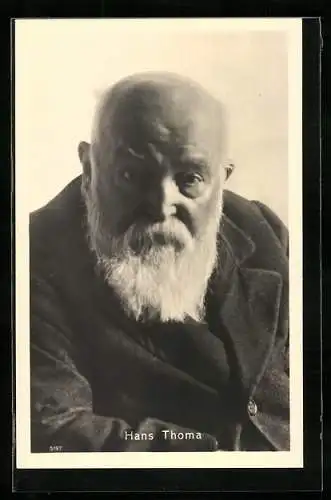 AK Portrait von Hans Thoma