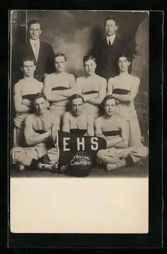 AK Basketball Gruppe EHS, Champions 1911-12