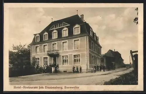AK Baesweiler, Hotel-Restaurant Joh. Dautzenberg