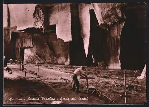 AK Siracusa, Latomia Paradiso, Grotta dei Cordai