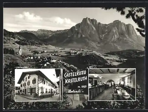 AK Kastelruth, Gasthof zum Goldenen Rössl