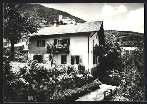 AK Tscherms b. Meran, Haus Oberstein Johann Wolf