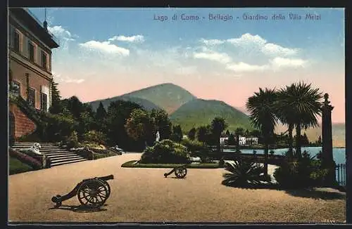 AK Bellagio, Lago di Como, Giardino della Villa Melzi