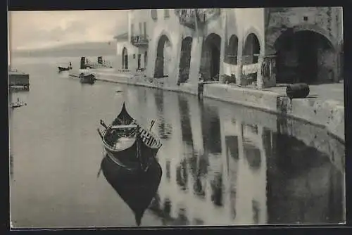 AK Lazise /Lago di Garda, Am Hafen