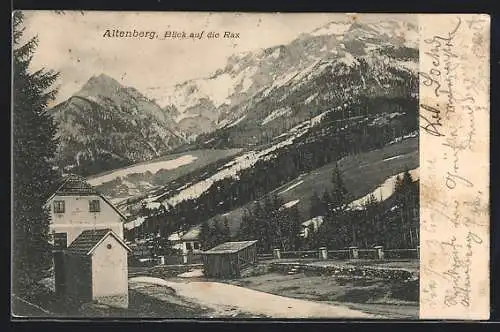 AK Altenberg, Blick auf die Rax