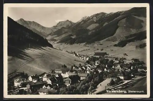 AK Vordernberg, Blick auf den Ort