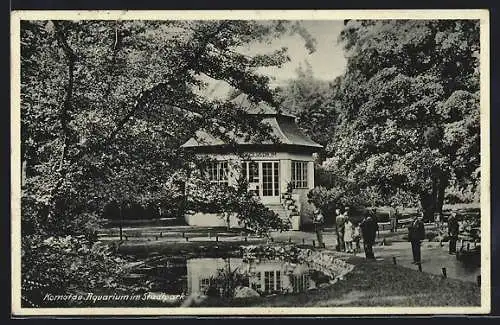 AK Komotau, Aquarium im Stadtpark
