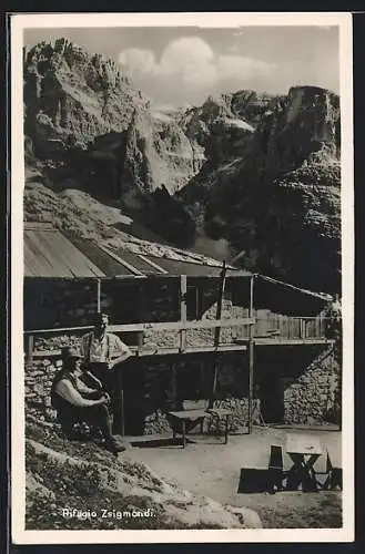 AK Rifugio Zsigmondi, Berghütte mit Panorama