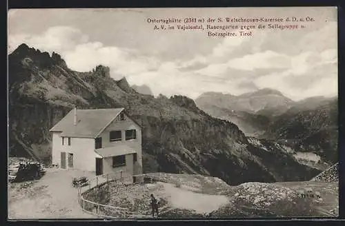 AK Ostertaghütte, Berghütte im Vajolontal