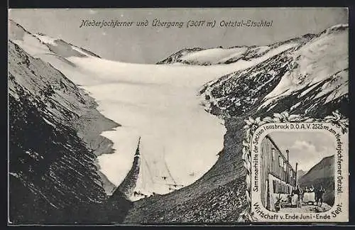 AK Sammoarhütte am Niederjochferner Oetztal