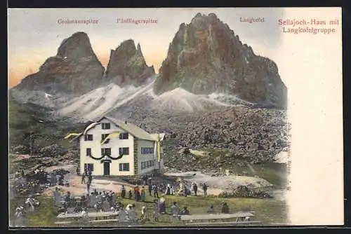 AK Sellajoch-Haus, Langkofelgruppe