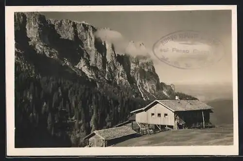 AK Rifugio Malga Prossliner, Berghütte mit Bergpanorama