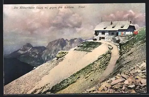 AK Kölnerhütte der Sektion Rheinland in den Rosengarten-Dolomiten