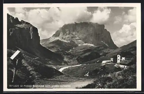 AK Rifugio di Passo Gardena, Rifugio con Sasso Lungho