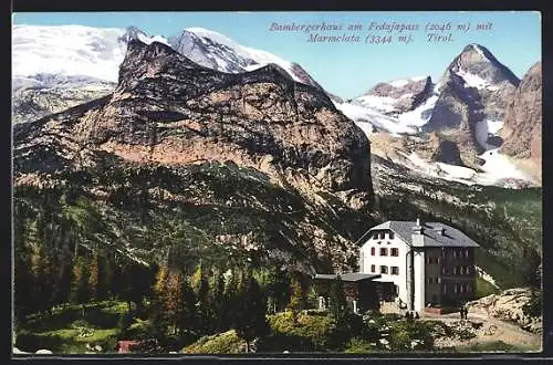 AK Bambergerhaus, Fedajapass mit Marmolata